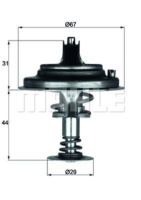 WILMINK GROUP Termostaatti, jäähdytysneste WG1262725